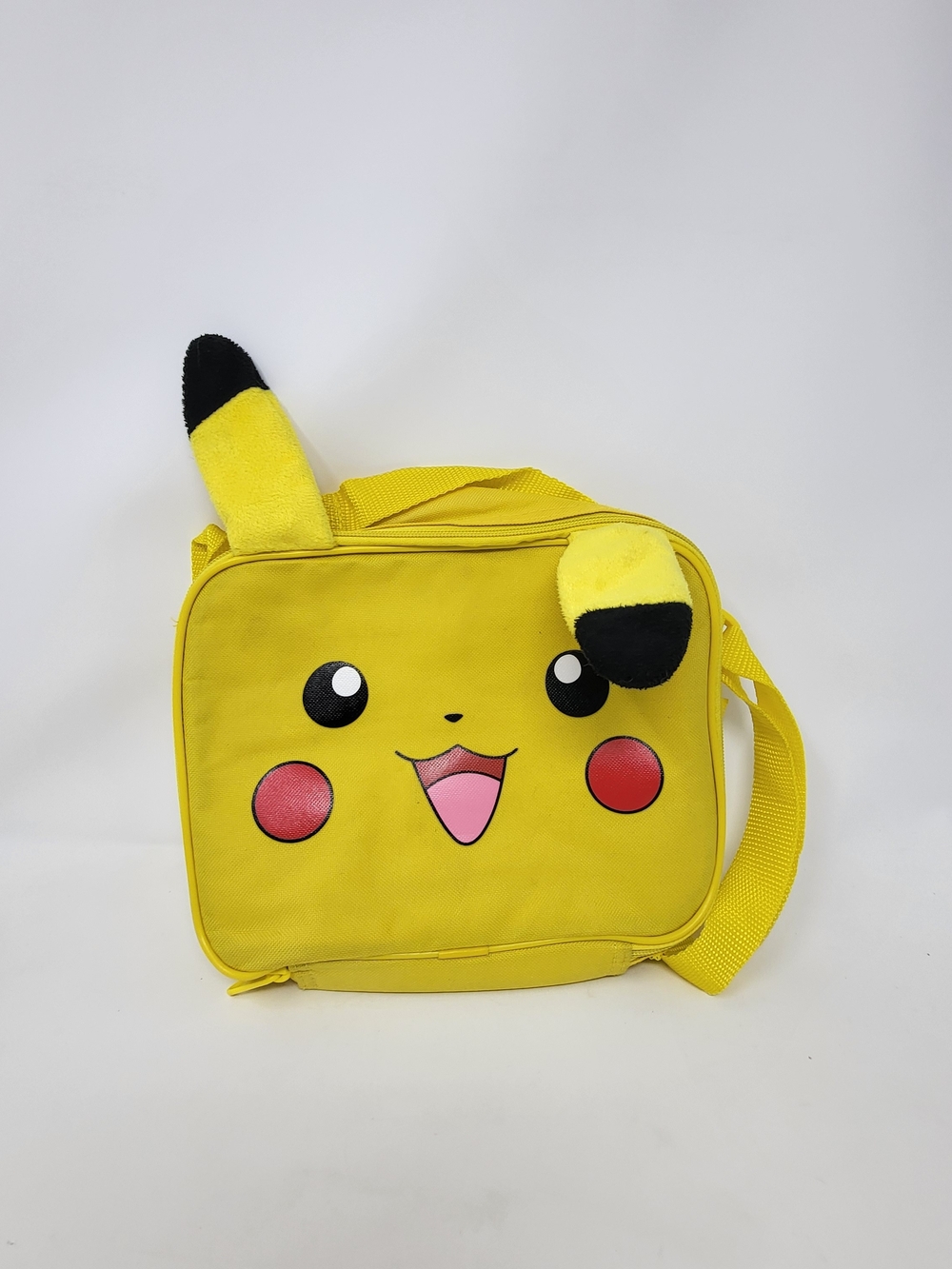 Pokemon Yellow Pikachu Face Kids Lunch Bag with Ear Detail